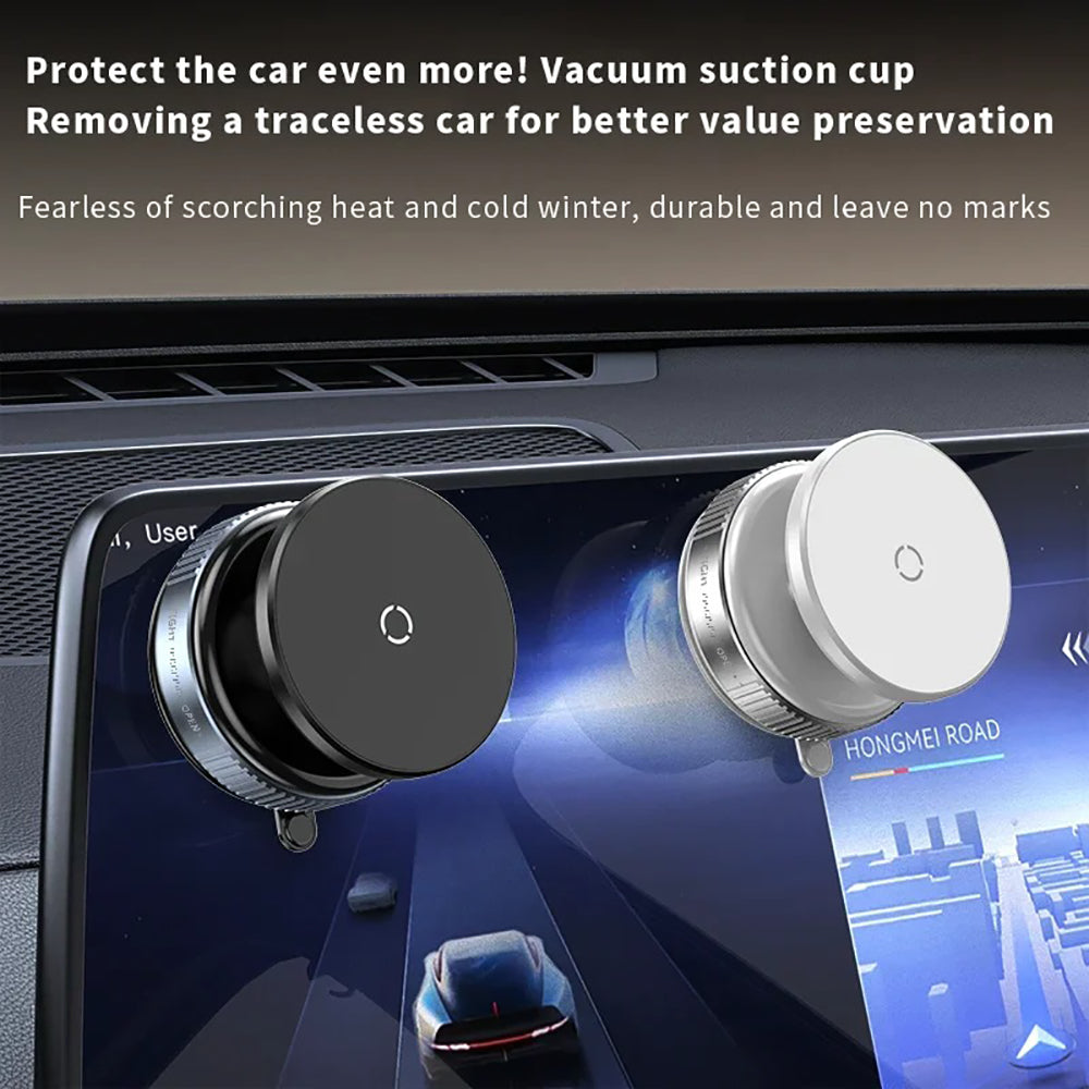 Magnetic Vaccum Car Phone Holder