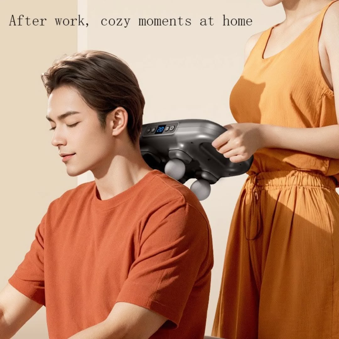 Powerful Electric Body Massager – Deep Tissue Therapy for Home & Travel